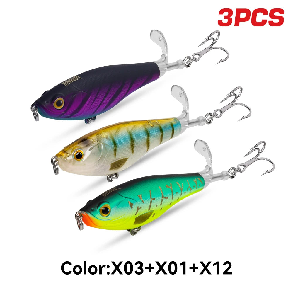 Kingdom Topwater Hard Lures For Bass Trout Pike Fishing