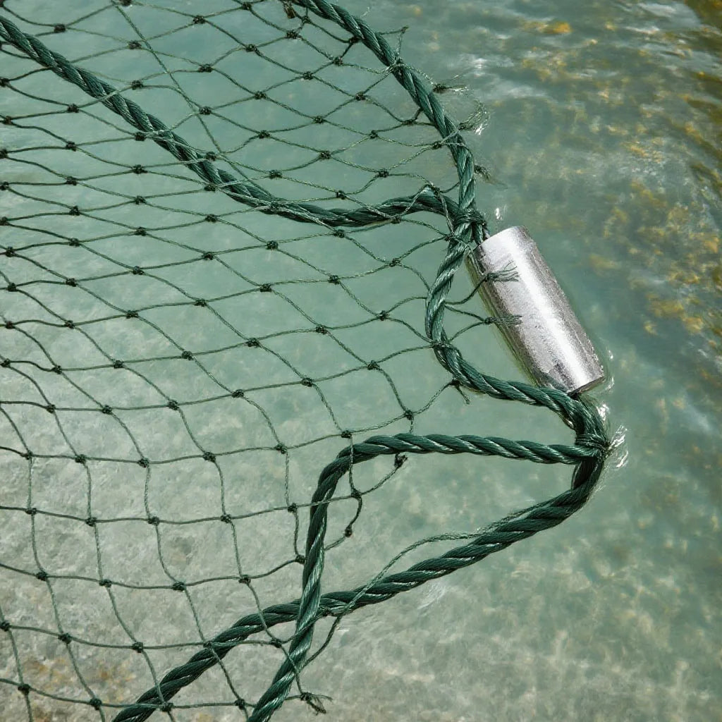 Bymaocar Polyethylene Fishing Drag Net With Floats And Weights