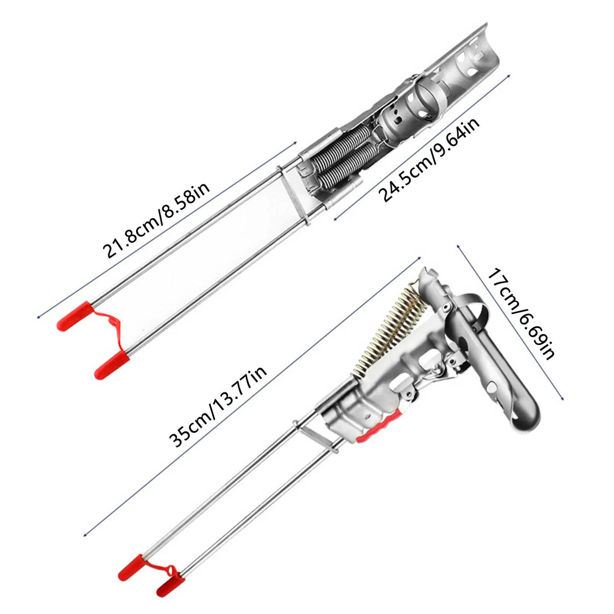 Stainless Steel Fishing Rod Holder Double Spring Ground Spike Stand