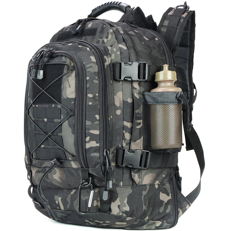 LqArmy 60 Liter Tactical Military Molle Army Assault Rucksack Outdoor Backpack