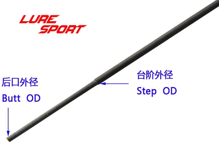 Luresport Solid Carbon Rod Blank For Fishing Rod Building