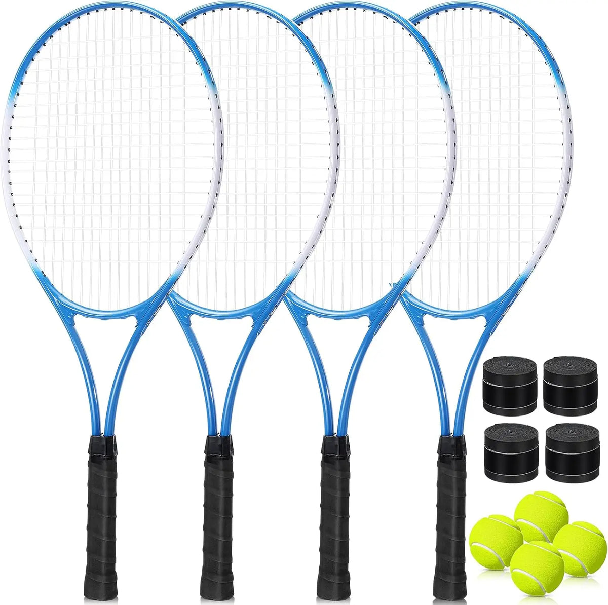 YTYIN Durable Aluminum Prestrung Tennis Rackets For Beginners