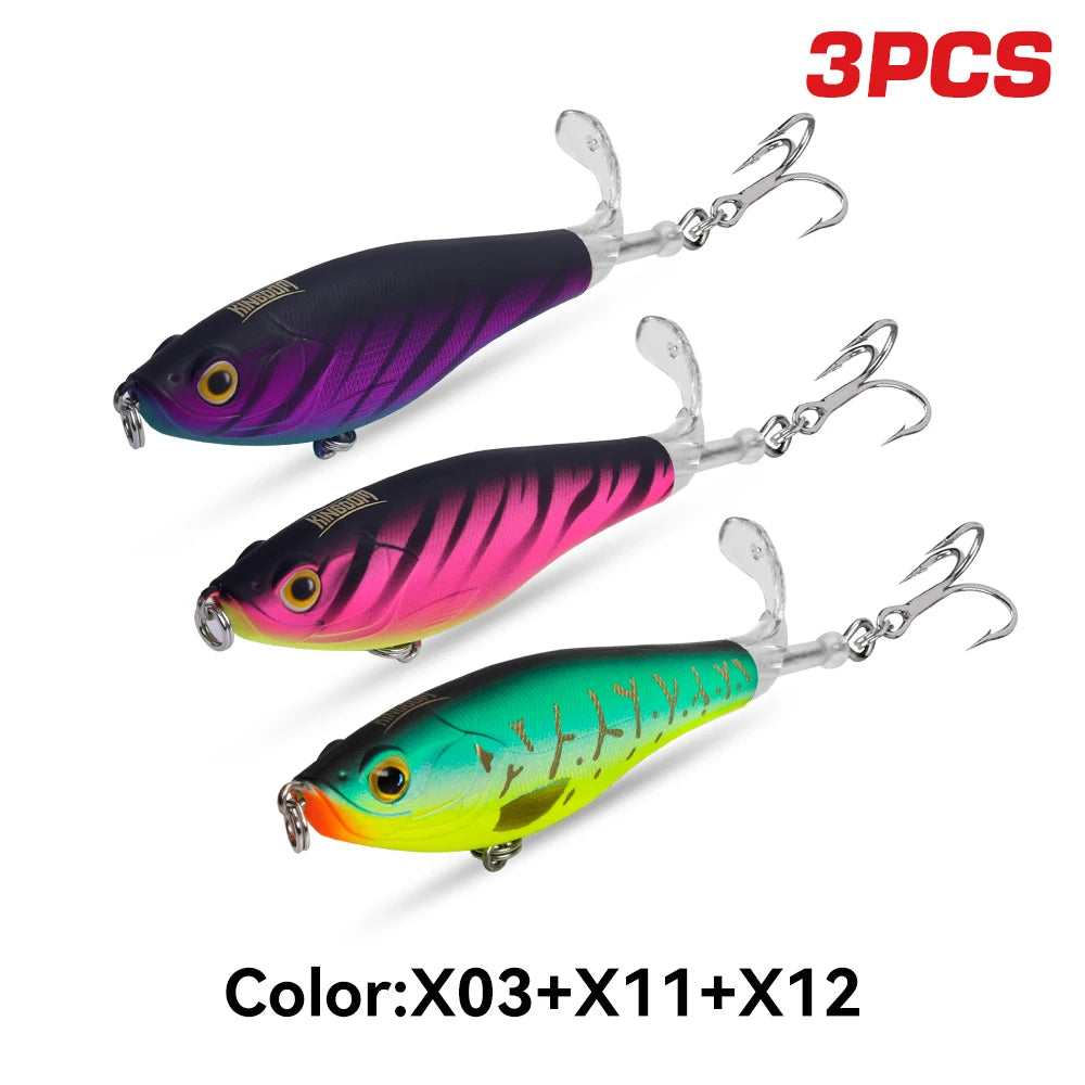 Kingdom Topwater Hard Lures For Bass Trout Pike Fishing