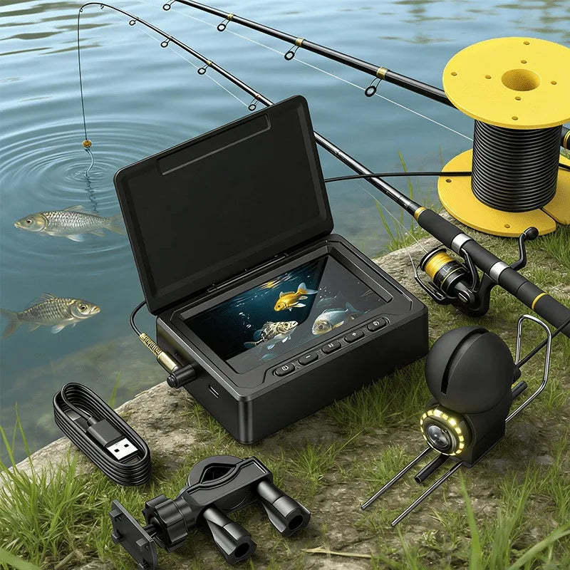 Portable 1080P HD Underwater Fishing Camera With Infrared Night Vision