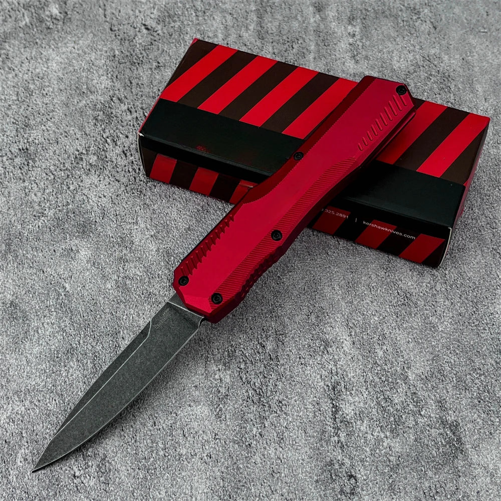 DIY D2 Folding Knife T6 Aluminum Handle Tactical Outdoor Survival Tool