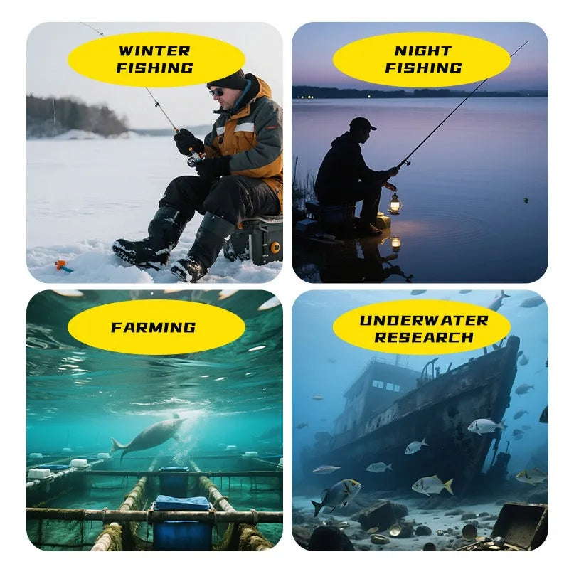 Portable 1080P HD Underwater Fishing Camera With Infrared Night Vision
