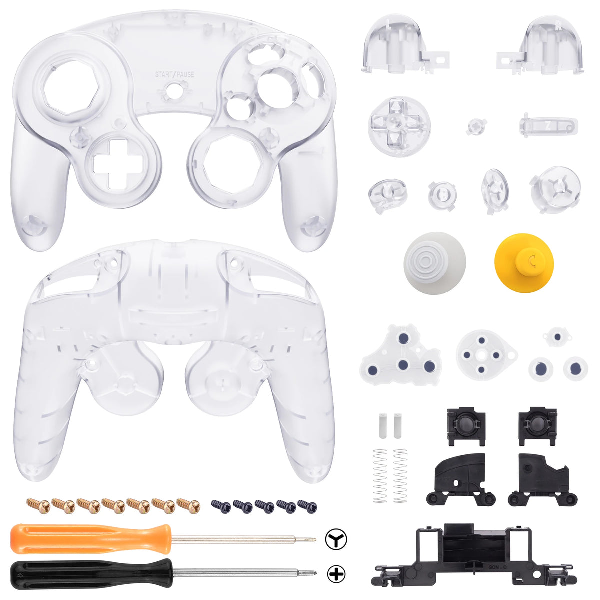 eXtremeRate Faceplate Backplate For Nintendo GameCube Controller