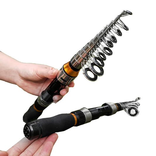 Portable Telescopic Fishing Rod For Carp And Spinning Travel