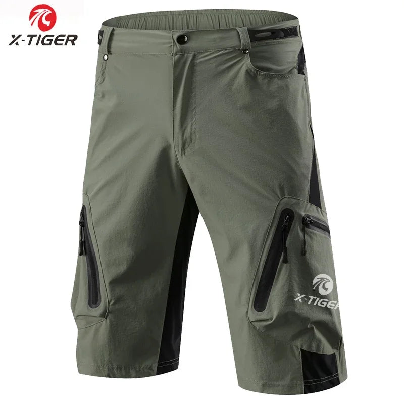 X-TIGER Mens Cycling Shorts With 5D Gel Pad MTB Mountain