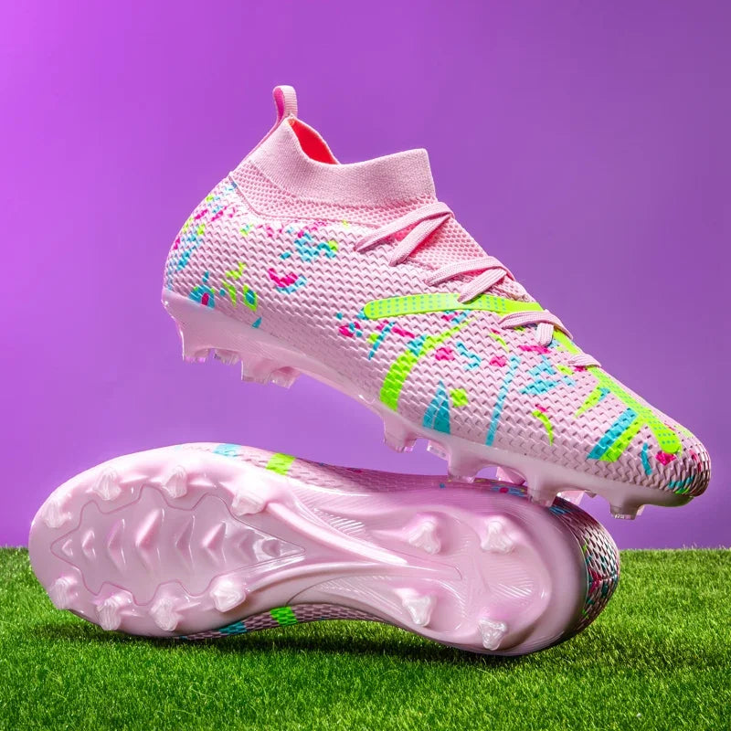 Yuyin Professional Outdoor Soccer Shoes Breathable Football Boots