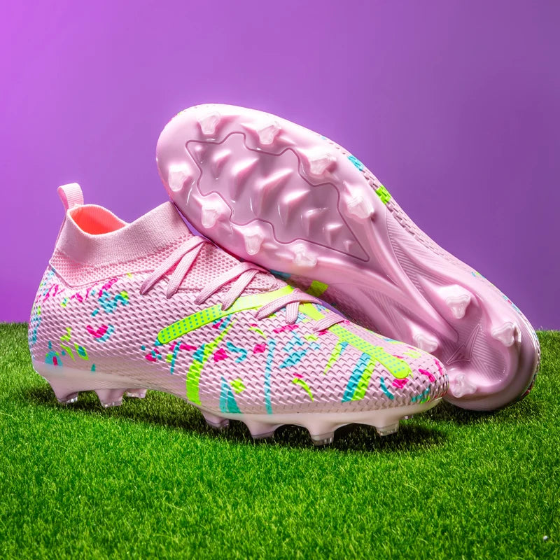 Yuyin Professional Outdoor Soccer Shoes Breathable Football Boots