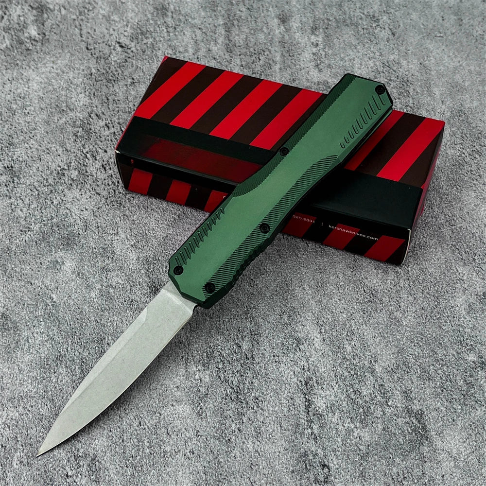 DIY D2 Folding Knife T6 Aluminum Handle Tactical Outdoor Survival Tool