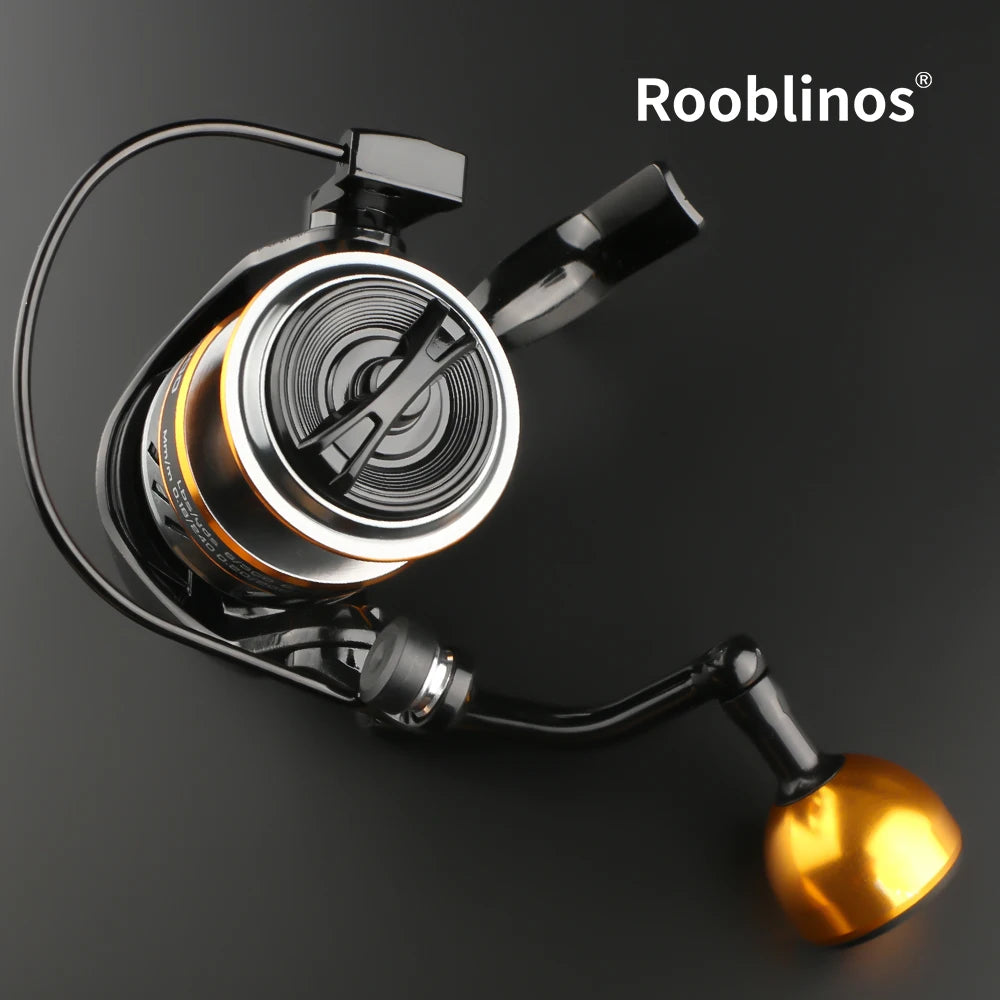 Rooblinos HM Spinning Fishing Reel Featuring Smooth Metal Bearings