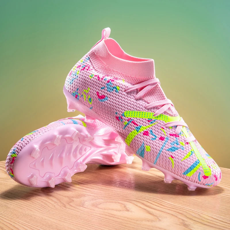 Yuyin Professional Outdoor Soccer Shoes Breathable Football Boots