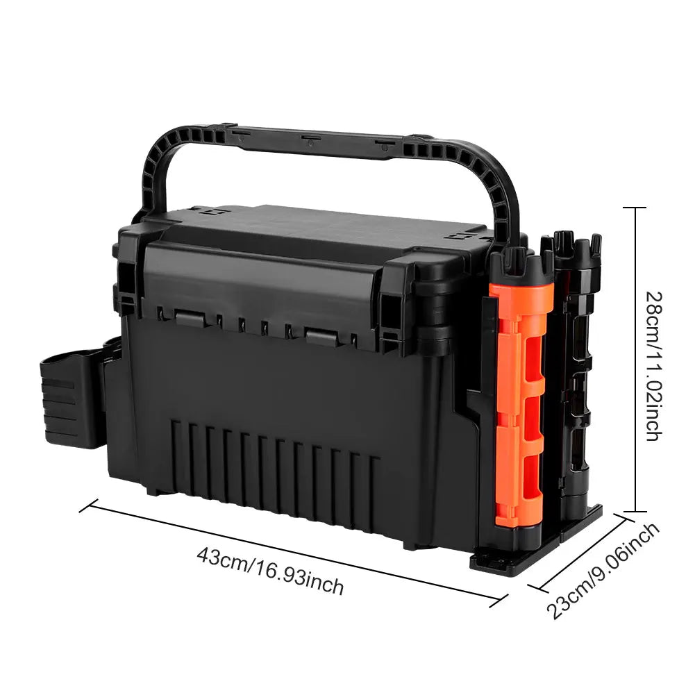 Aliilee Plastic Two Tier Fishing Tackle Storage Box