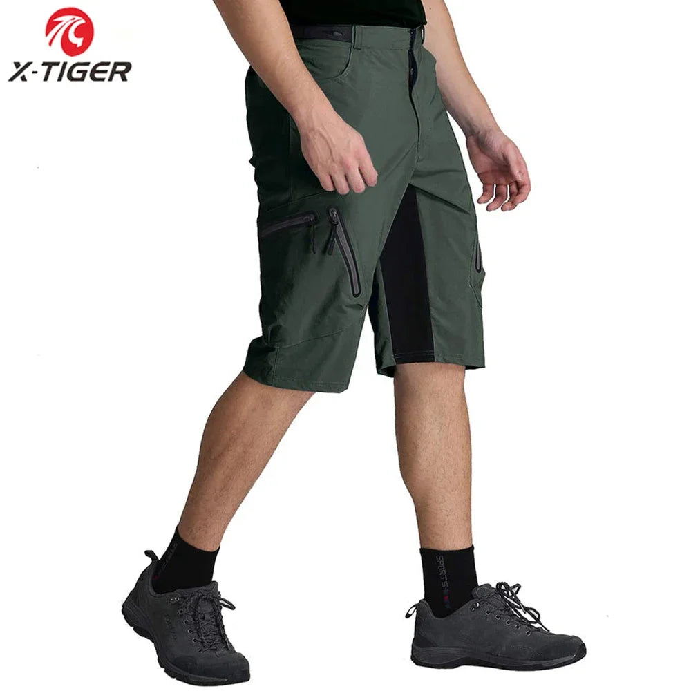 X-TIGER Mens Cycling Shorts With 5D Gel Pad MTB Mountain