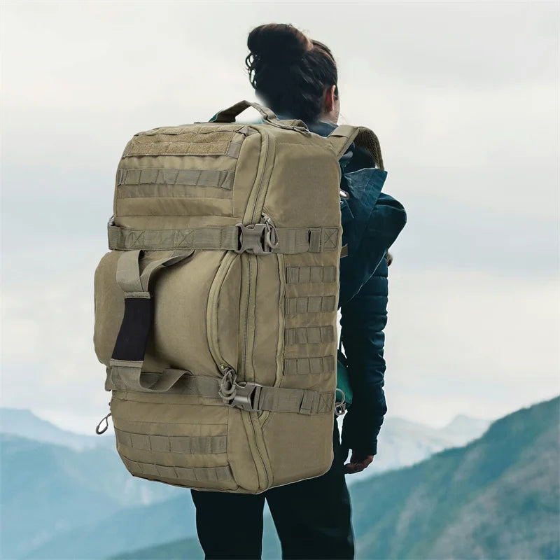 LQARMY Molle Tactical Backpack For Hiking Camping And Travel