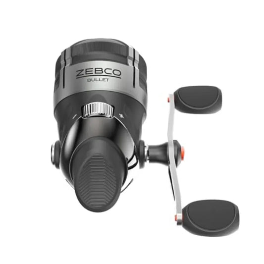 Bullet Spincast Fishing Reel Featuring Solid Brass Pinion Mechanism