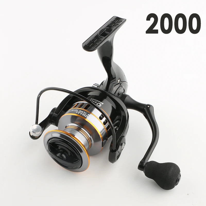 Rooblinos Spinning Fishing Reel With 5.2 Gear Ratio Eva Knob