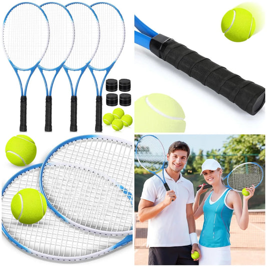 YTYIN Durable Aluminum Prestrung Tennis Rackets For Beginners