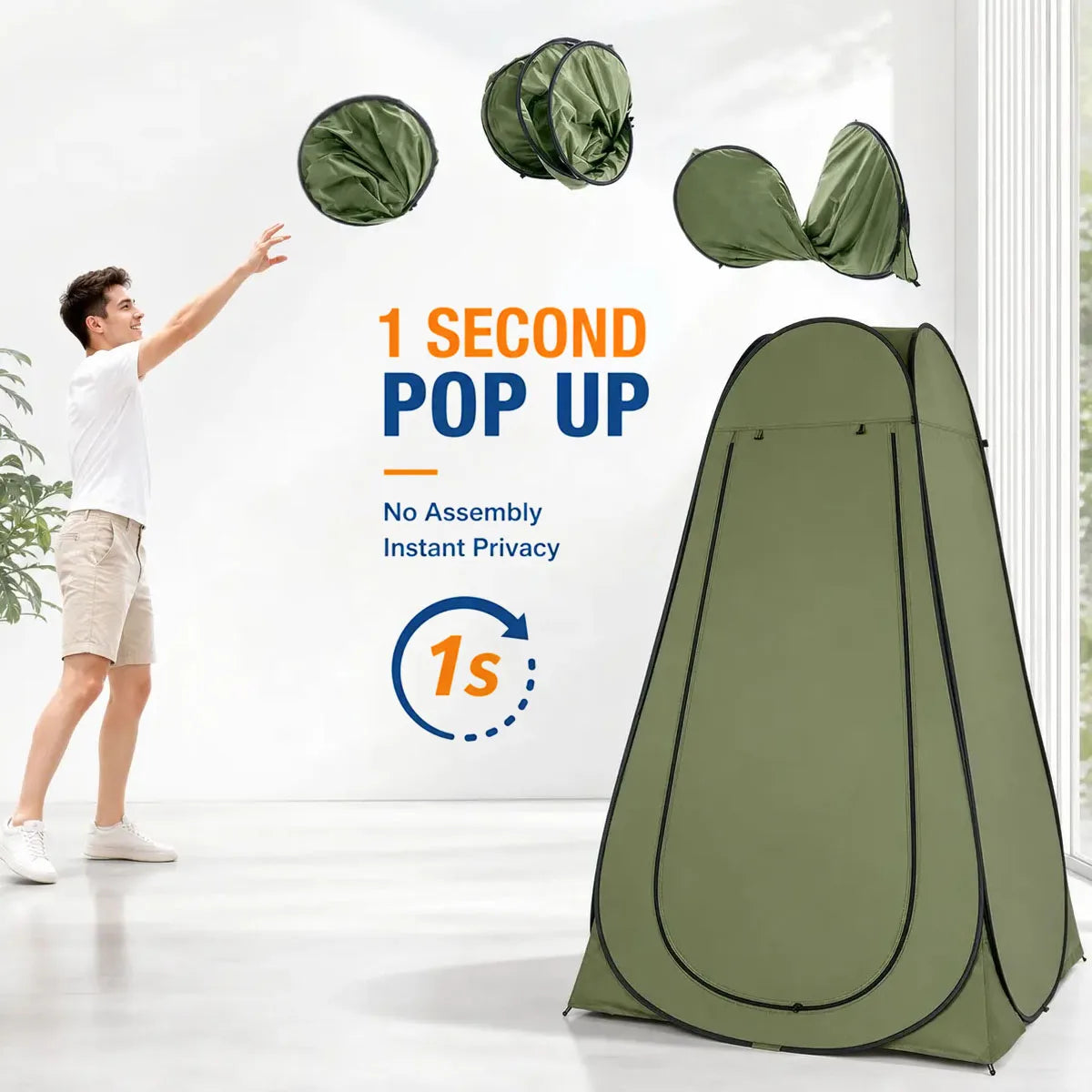 Compact Pop Up Privacy Changing Tent For Outdoor Camping
