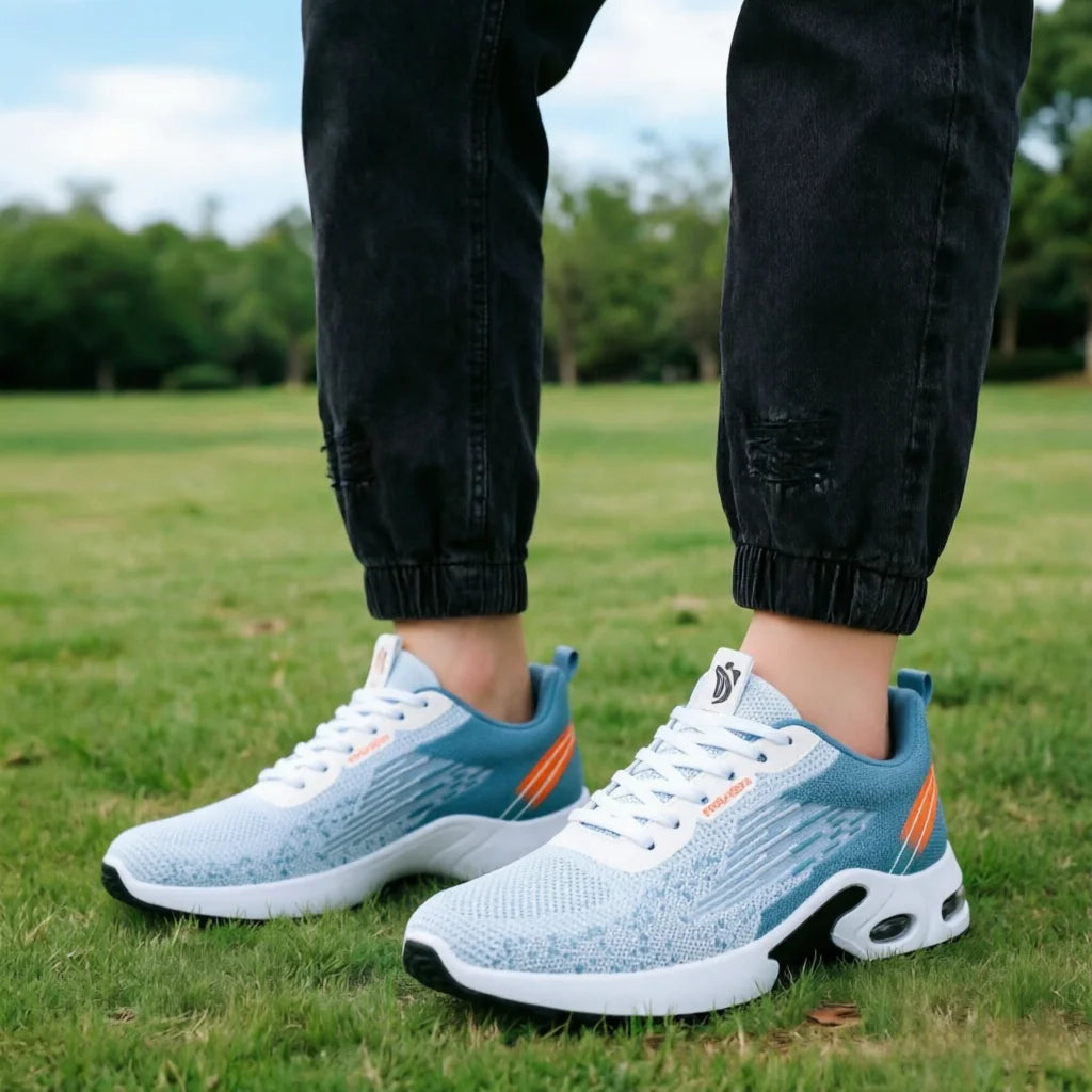 Men Breathable Mesh Running Shoes With Air Cushion For Gym