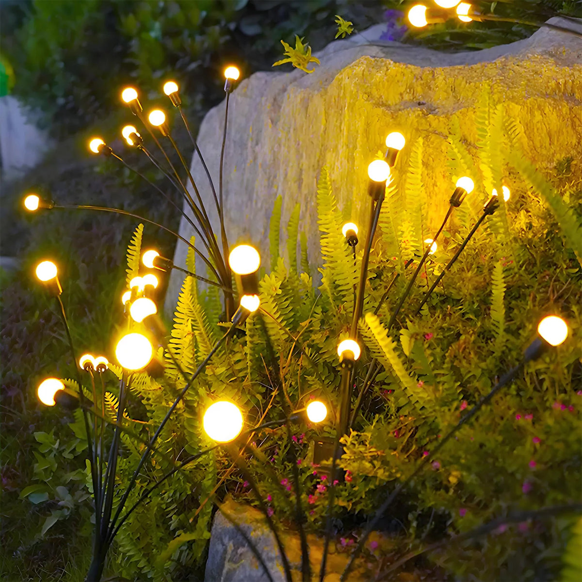 Solar Firefly Garden Lights Waterproof Outdoor LED Decorations
