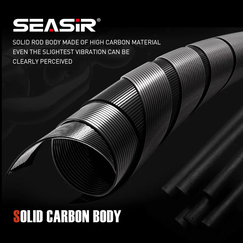 SeaSir Ultra Lightweight Spinning Baitcasting Fishing Rod