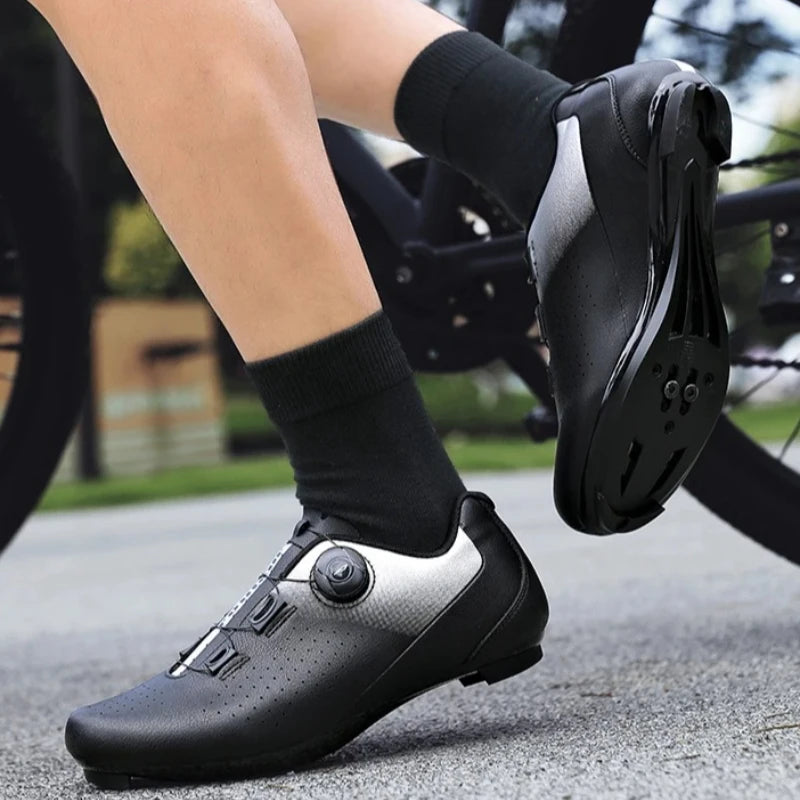 Yuyin Unisex Road Mountain Cycling Flat Spd Cleat Shoes