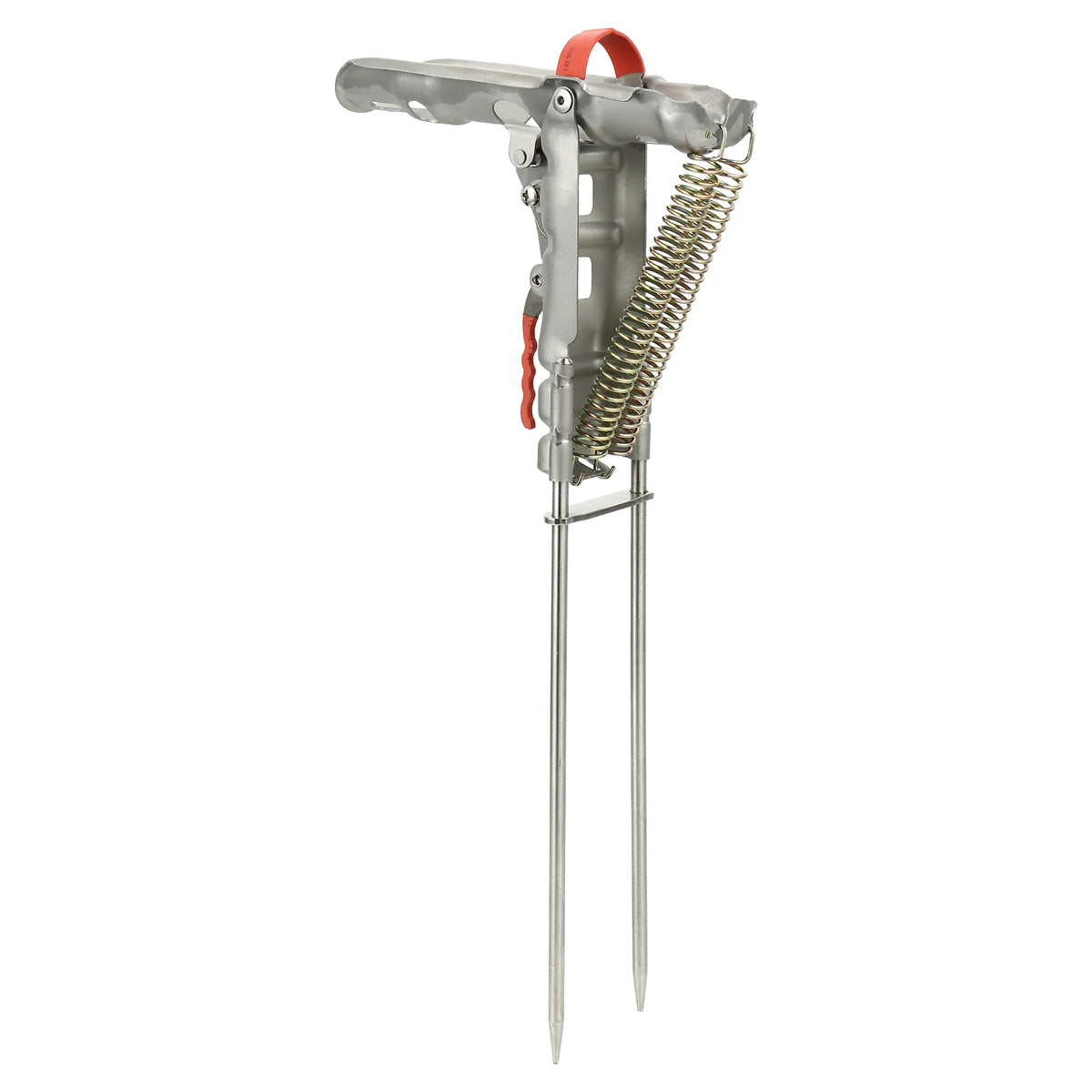 Stainless Steel Fishing Rod Holder Double Spring Ground Spike Stand