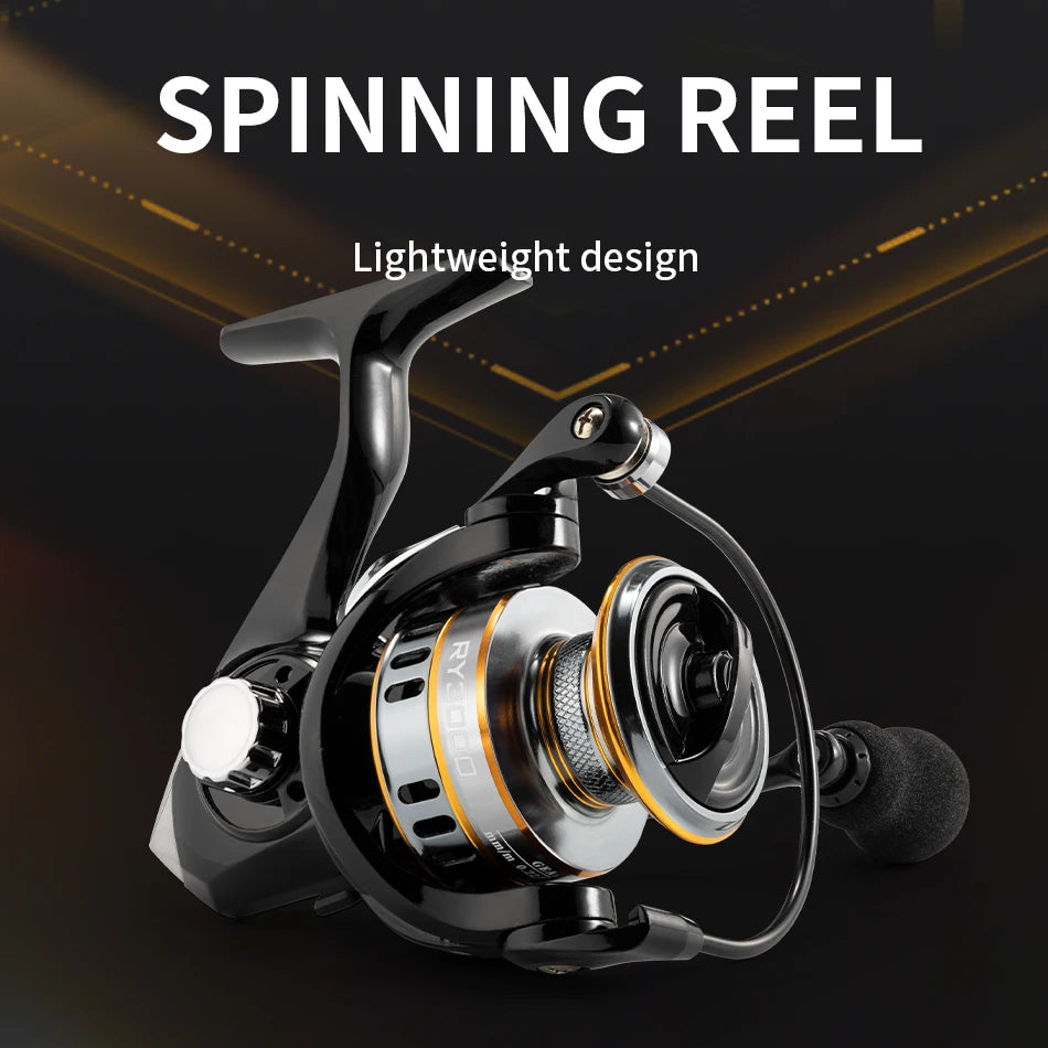 Rooblinos RY Spinning Reel With Aluminum Spool For Fishing
