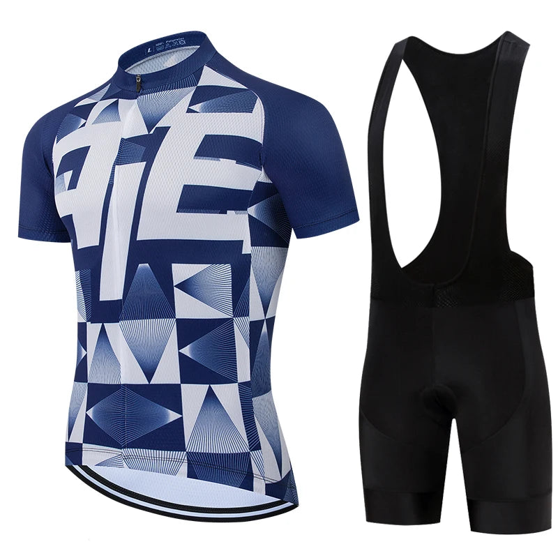 Men's Breathable MTB Cycling Jersey Set With Gel Pad