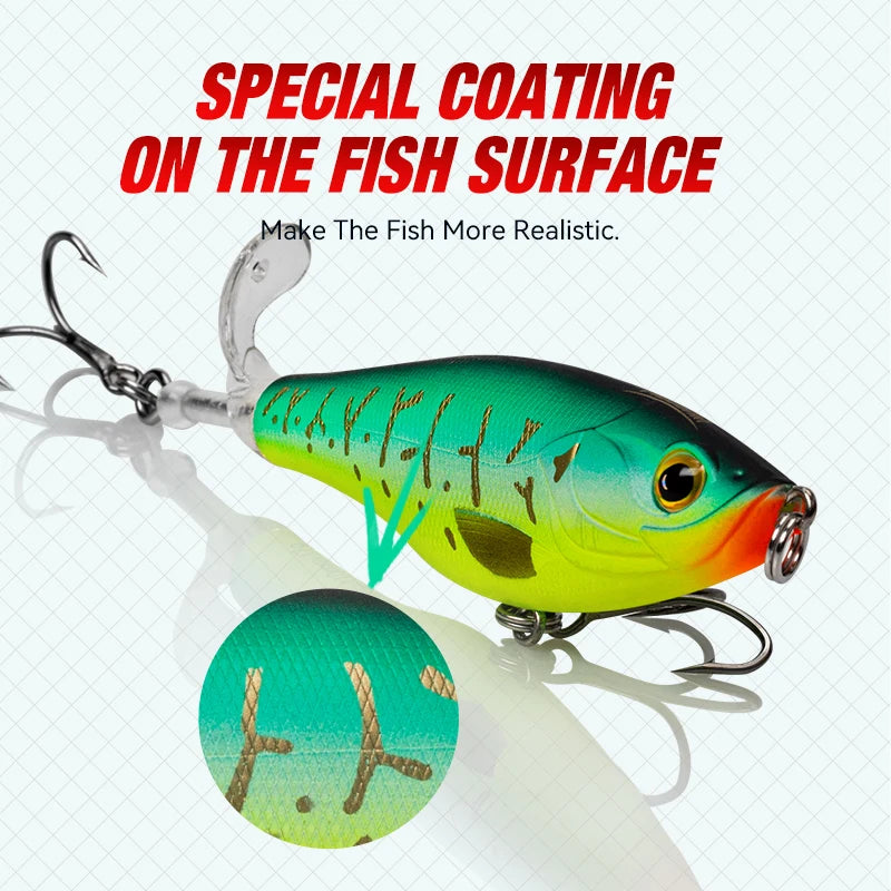 Kingdom Topwater Hard Lures For Bass Trout Pike Fishing
