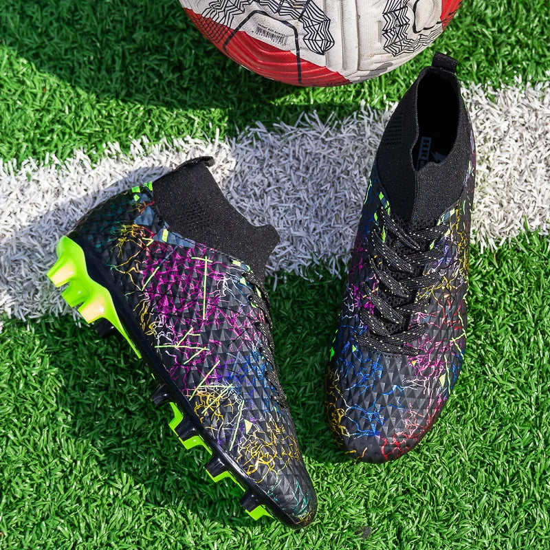 MaiJiaKa Mens Professional Soccer Shoes For Outdoor Football Play