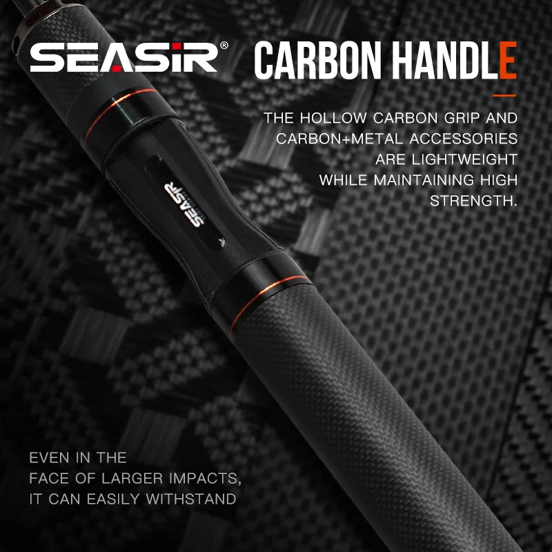 SeaSir Ultra Lightweight Spinning Baitcasting Fishing Rod