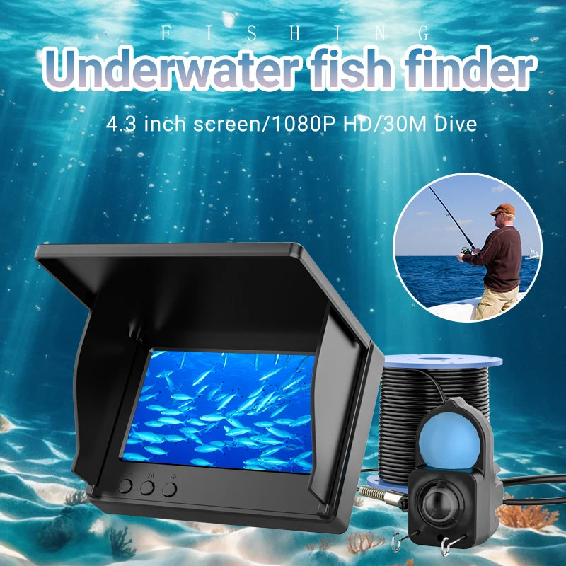 Waterproof Underwater Fishing Camera With Night Vision Depth Finder