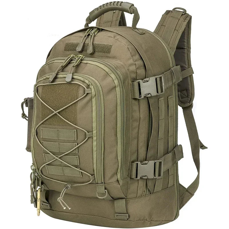 Lqarmy 60L Military Tactical Molle Hiking Backpack