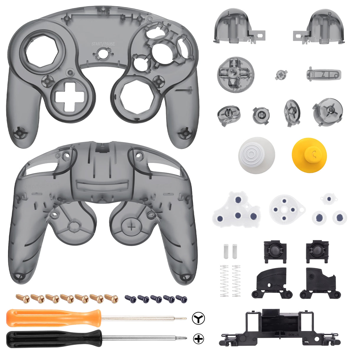 eXtremeRate Faceplate Backplate For Nintendo GameCube Controller