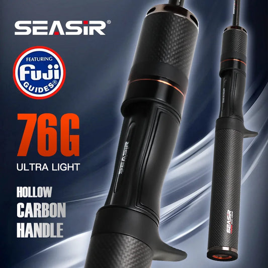 SeaSir Ultra Lightweight Spinning Baitcasting Fishing Rod