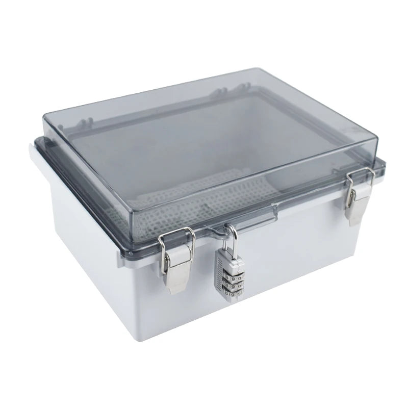 IP67 Waterproof ABS Plastic Junction Box With Transparent Cover