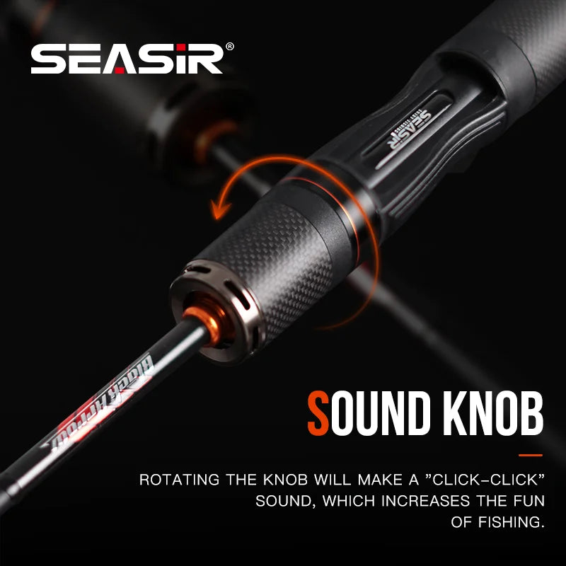 SeaSir Ultra Lightweight Spinning Baitcasting Fishing Rod