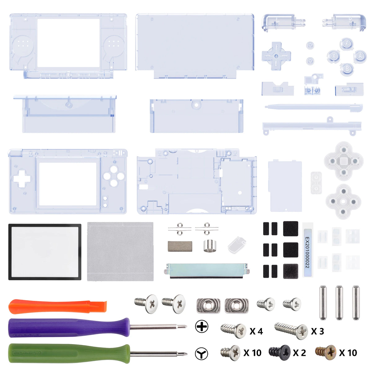 eXtremeRate Replacement Full Housing Shell For Nintendo DS Lite