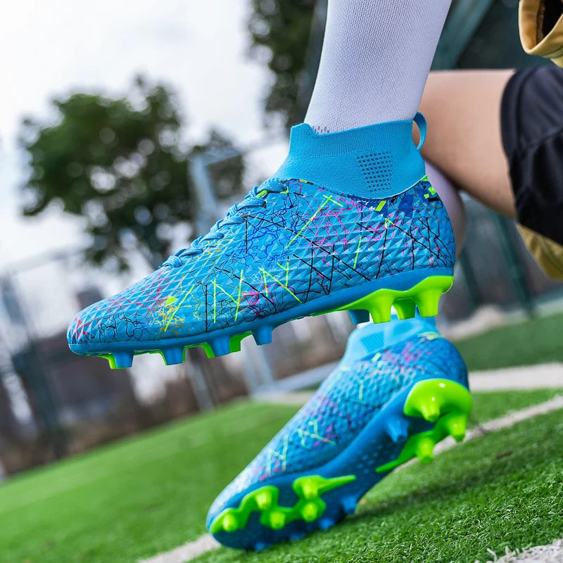 MaiJiaKa Mens Professional Soccer Shoes For Outdoor Football Play