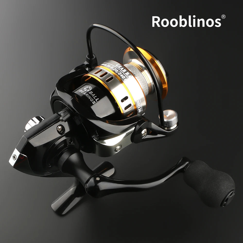 Rooblinos RY Spinning Reel With Aluminum Spool For Fishing