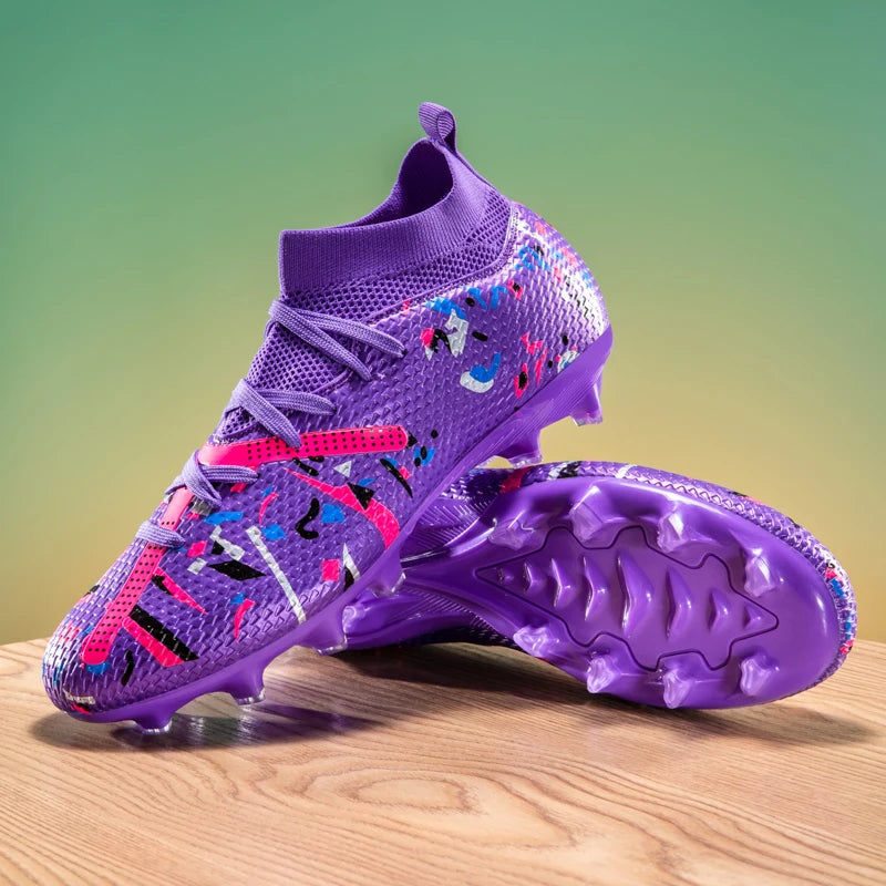 Yuyin Professional Outdoor Soccer Shoes Breathable Football Boots