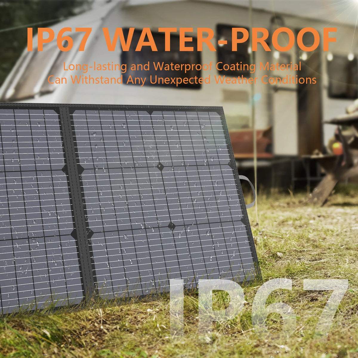 MHPOWOS 220W Foldable Solar Panel Kit for Portable Power Stations