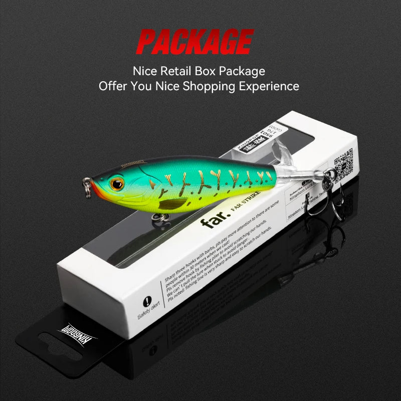 Kingdom Topwater Hard Lures For Bass Trout Pike Fishing