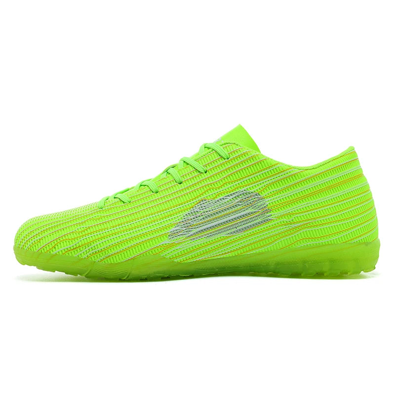 Yuyin Breathable Microfiber Soccer Shoes Turf Cleats Outdoor Training