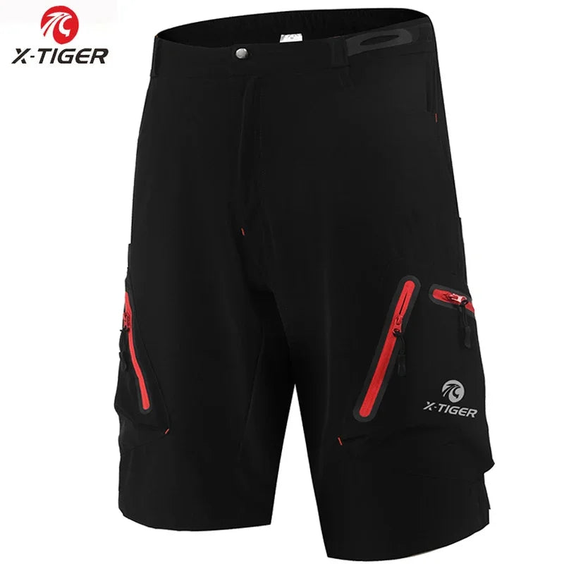 X-TIGER Mens Cycling Shorts With 5D Gel Pad MTB Mountain
