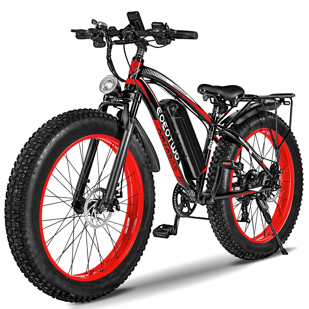 EOEOTWO 1000W Fat Tire Electric Bike With 48V Battery